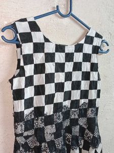Girls Fashion Top Mini Dress Sleeveless Multicolou