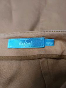 Imported High Waist Brown Skirt