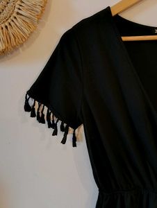 Shein Boho Black Playsuit