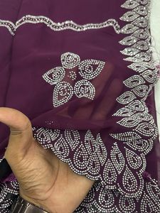 Elegant Purple Saree