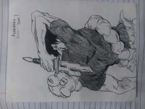 Toji Fushiguru ( JJk ) Anime Sketch