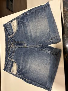 Denim shorts