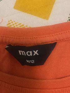 Orange Good Vibes Crop Top