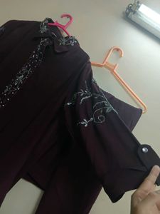 Handwork Peplum set with Dupatta