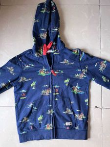 Polo Assn. Printed Zip-Up Hoodie
