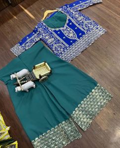 Emerald Green Embellished Outfit
