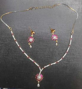 American Diamond Thin Neckset