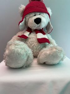 Premium Stuffed White Bear