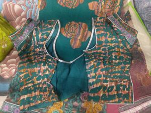 Heavy Georgette Saree Wth Blouse For Womens