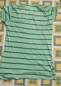 Striped Green Tee
