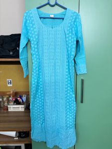 Pretty Sky Blue Kurti