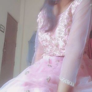 Pink Net Lehengaaa✨