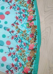 Floral &amp; Polka Dot Maxi Dress