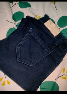 Unused Dark Blue Denim Jeans