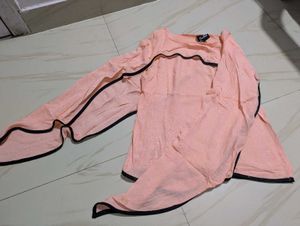Peach Long Sleeve Top
