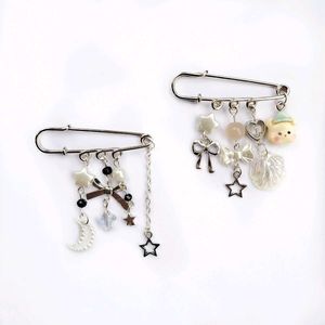 Brooch Pin Bag Charm
