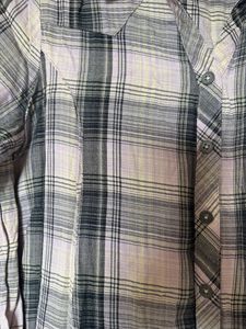 Lavender Check Tunic- M