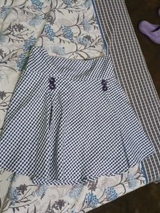 Checkered Mini Skirt🌸