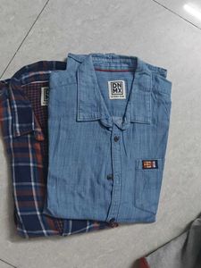 DNMX Button-Down 2 Shirts (Size 16-17)