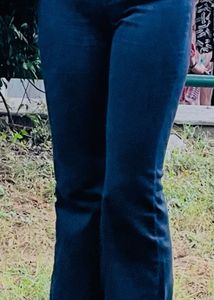 Black Flare Leg Jeans