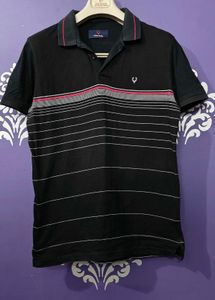 Allen Solly Striped Polo T-Shirt