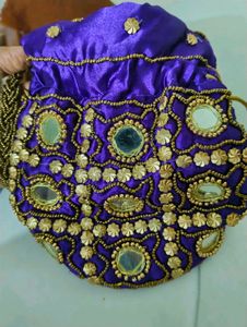 Purple Designer Pouch
