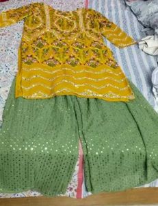 HAVVY EMBROIDERY WORK WITH RIYAL MIRROR HAND WOR