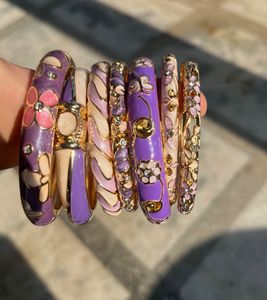 Floral Bangle Set
