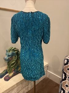 Aqua Full Sequin Dress🧜🏻‍♀️🌊💦