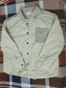 Zara mens Beige Quilted Jacket