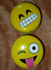 Emoji Storage Tins ( Coin Tin Box)