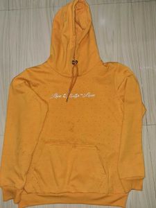 Stylish Mustard girls Hoodie with heart print