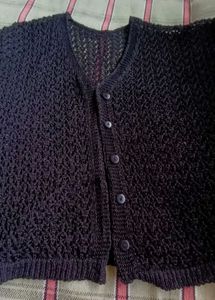 Crochet Knit Cardigan