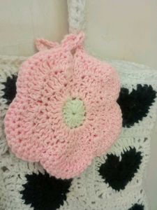 Crochet Flower Scrubby