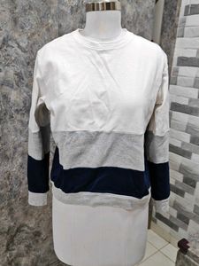 Color Block Crewneck Sweatshirt