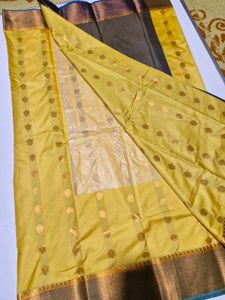 Yellow Embellished Saree