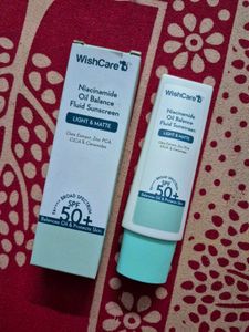 Wishcare Niacinamide Oil Balance Fluid Sunscreen