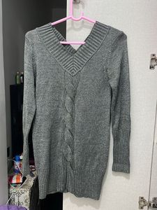 Designer Long Length Glittering Sweater
