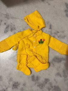Handmade Yellow Baby Set