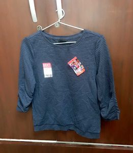 Blue Striped pullover