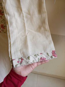 Embroidered Straight Kurta with Pant and Dupatta💗