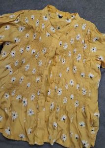 Floral Yellow Top &amp; tunic for girls