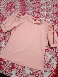 Peach Cute Top