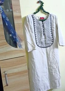 Formal White 🤍 Kurti For Office Wear  Like New
