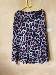 Leopard Print Skirt