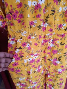 Cute Floral Jumpsuit for kids