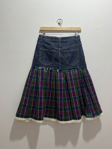 Upcycled Denim Skirt (Repurposed By Me)