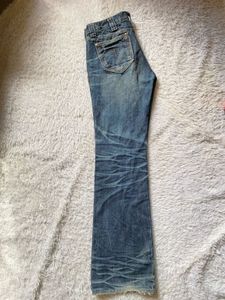 Vintage faded flared jeans