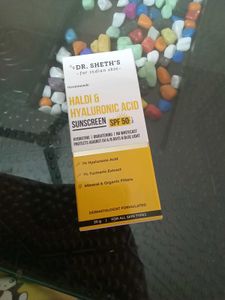 Dr. Sheth's Haldi & Hyaluronic Acid Sunscreen SPF