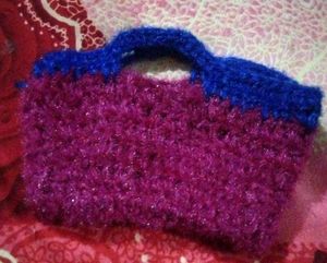 Handmade Knitted Handbag